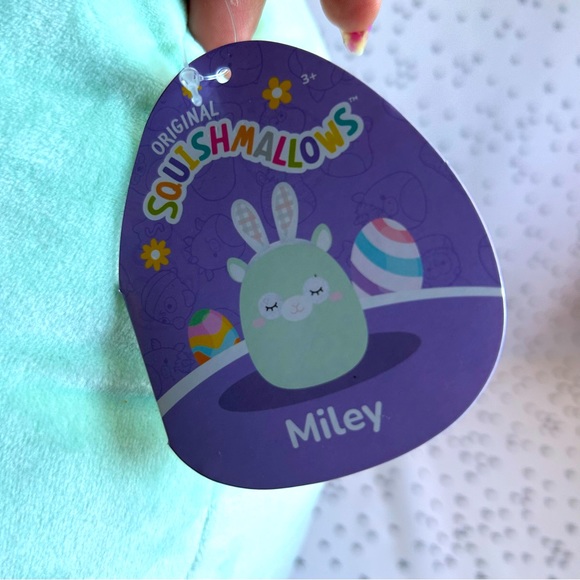 Miley 🐰 the Llama with Bunny Ears Easter Squad Original Squishmallow ☆》NWT《☆ - Picture 7 of 9